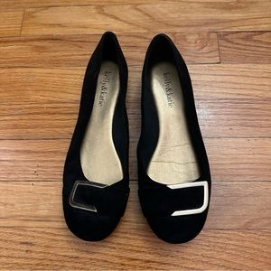 Kelly & Katie Black Flats Size 7